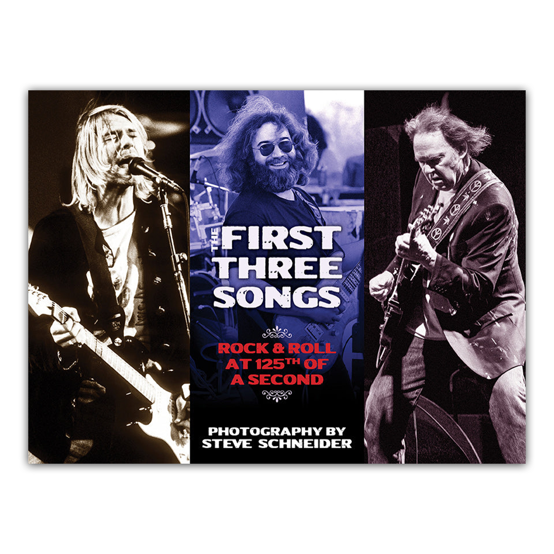 The First Three Songs, Rock and Roll at 125th of a Second - Photography Book by Steve Schneider