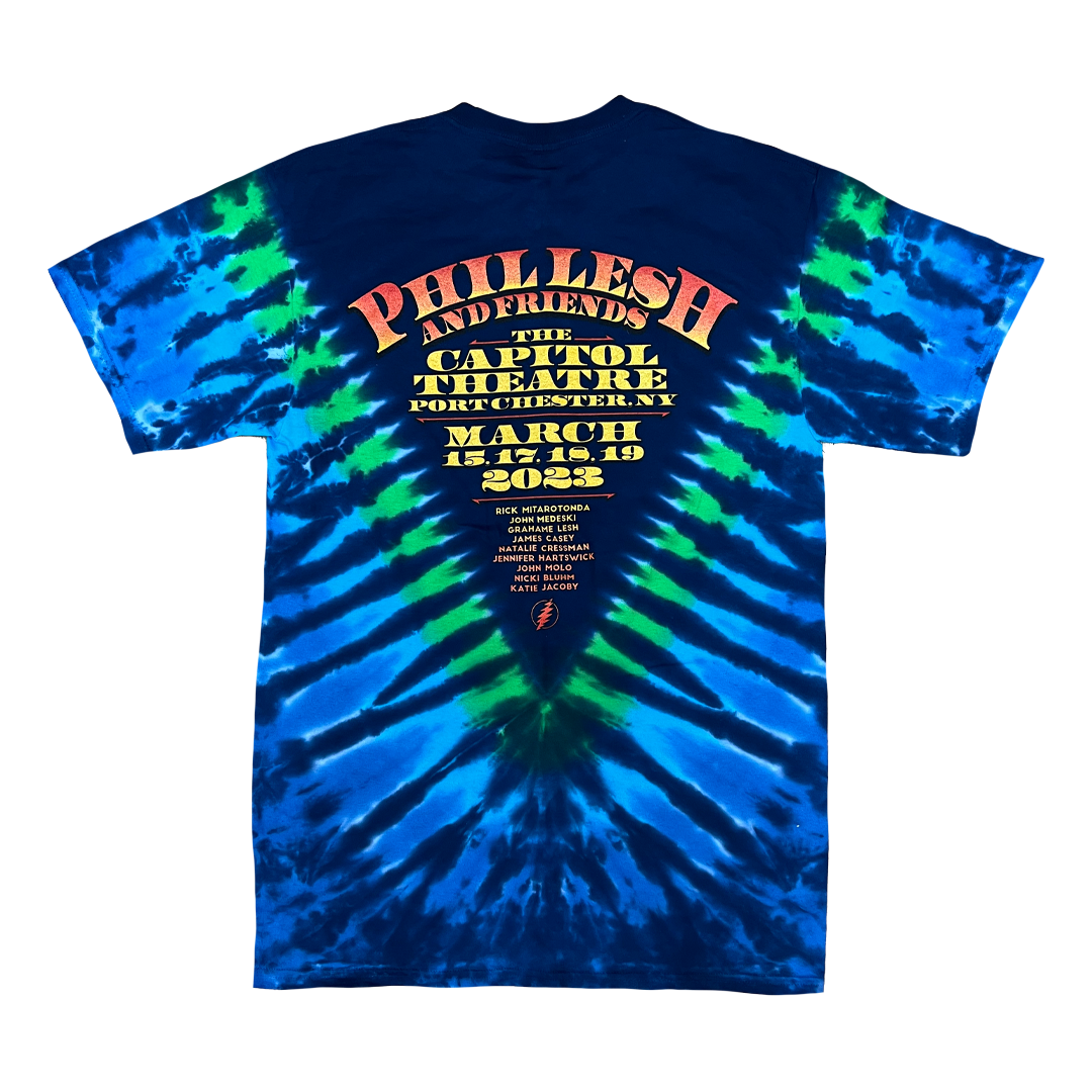 Phil Lesh & Friends Tie Dye T-Shirt (March 2023)