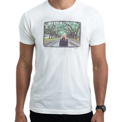Gregg Allman White T-Shirt (Color) by Danny Clinch