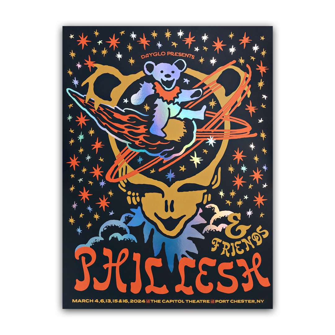 Phil Lesh & Friends Foil Poster by Darryl Norsen | March 2024