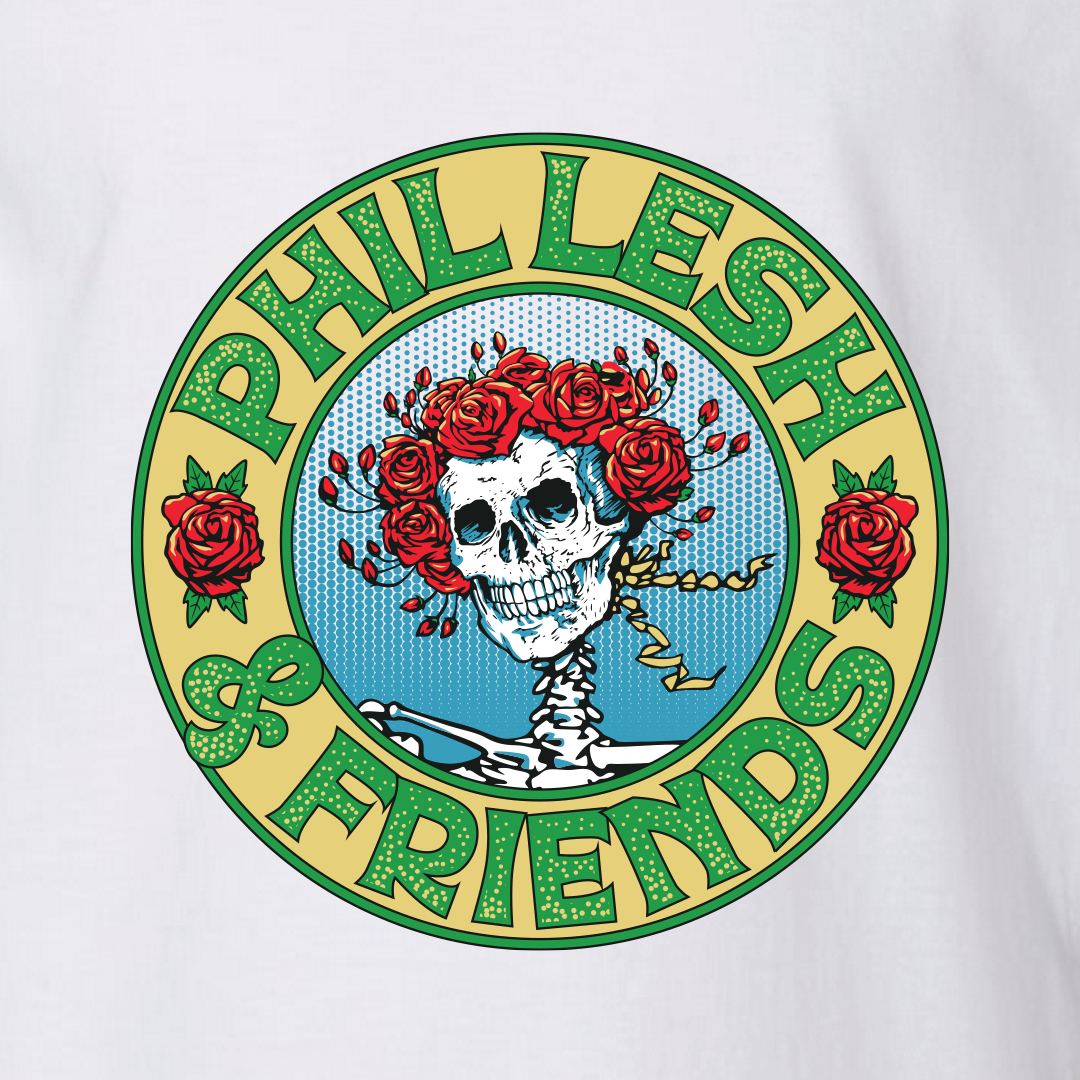 Phil Lesh & Friends | White Long Sleeve Bertha T-Shirt