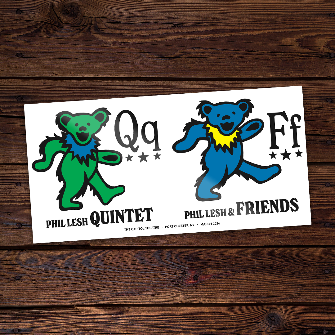 Phil Lesh & Friends + Quintet | Dancing Bear Sticker
