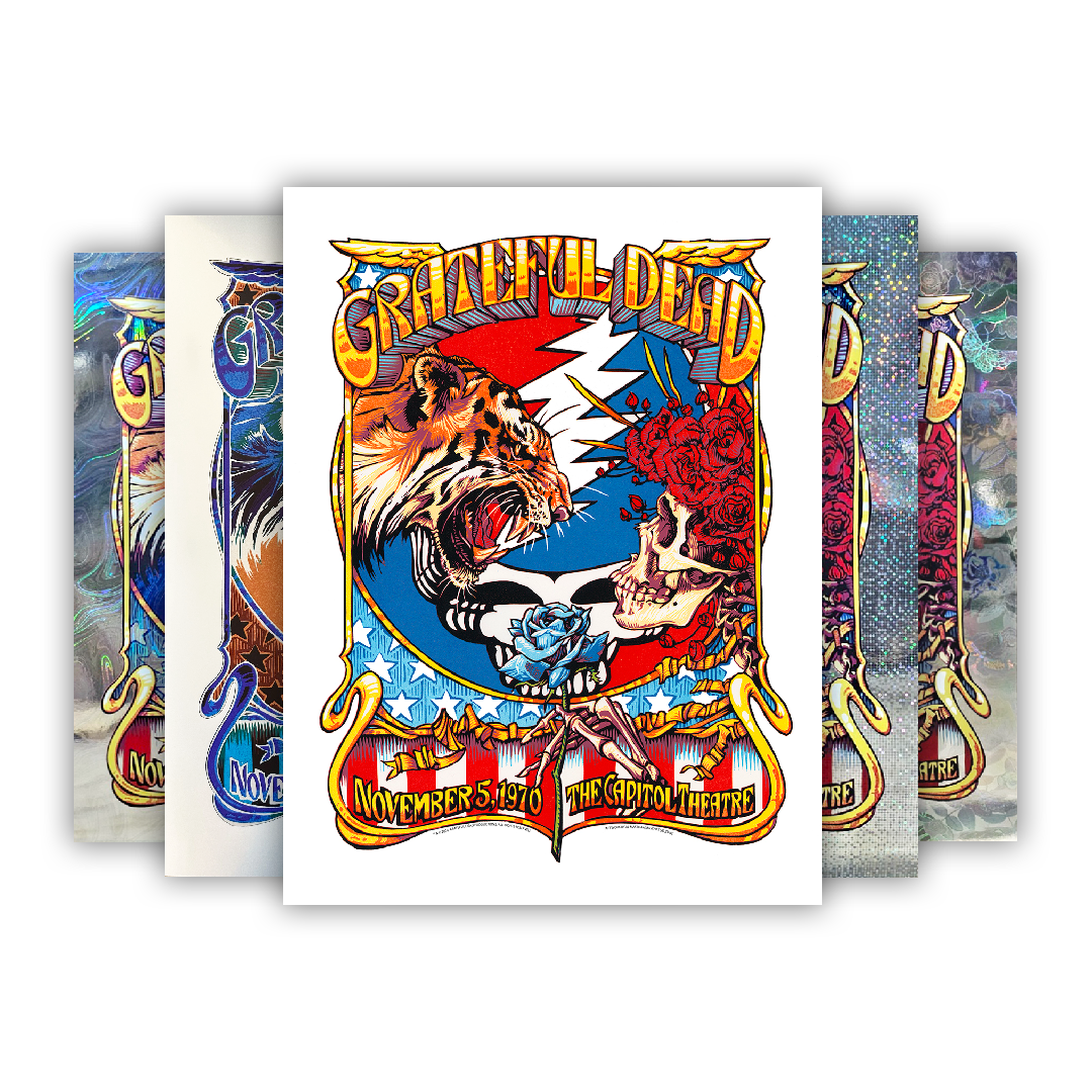 Grateful Dead (11/5/1970) by AJ Masthay - 5 Poster Bundle