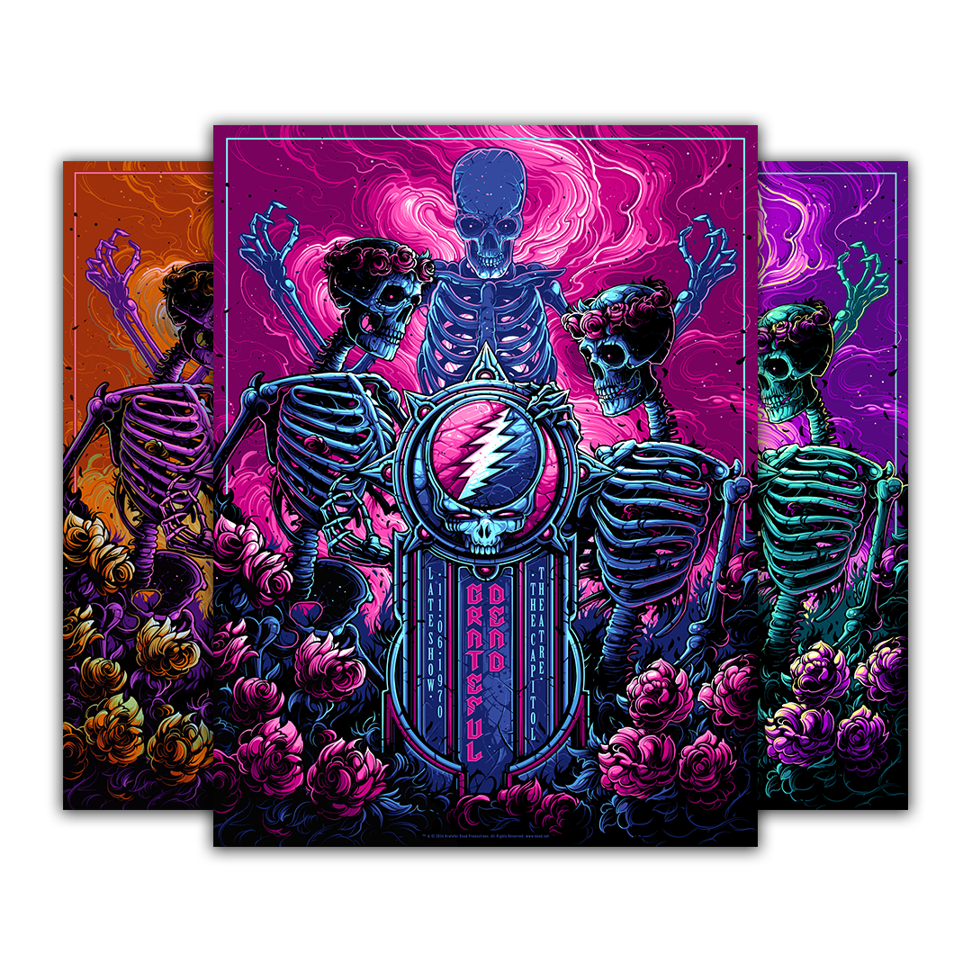 Grateful Dead (11/6/1970) by Dan Mumford - 3 Poster Bundle