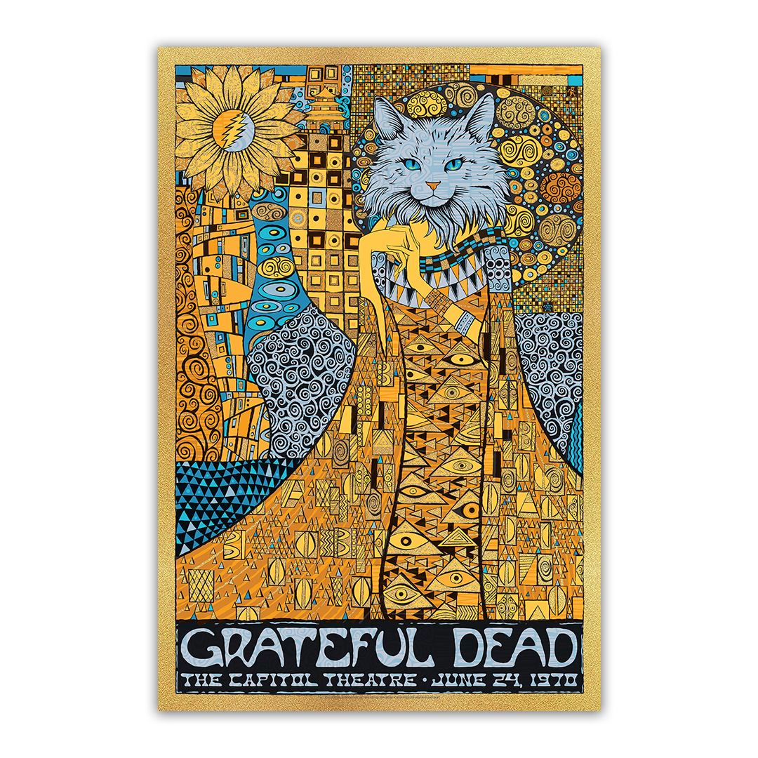 Grateful Dead (6/24/1970) Main Edition Poster by Todd Slater