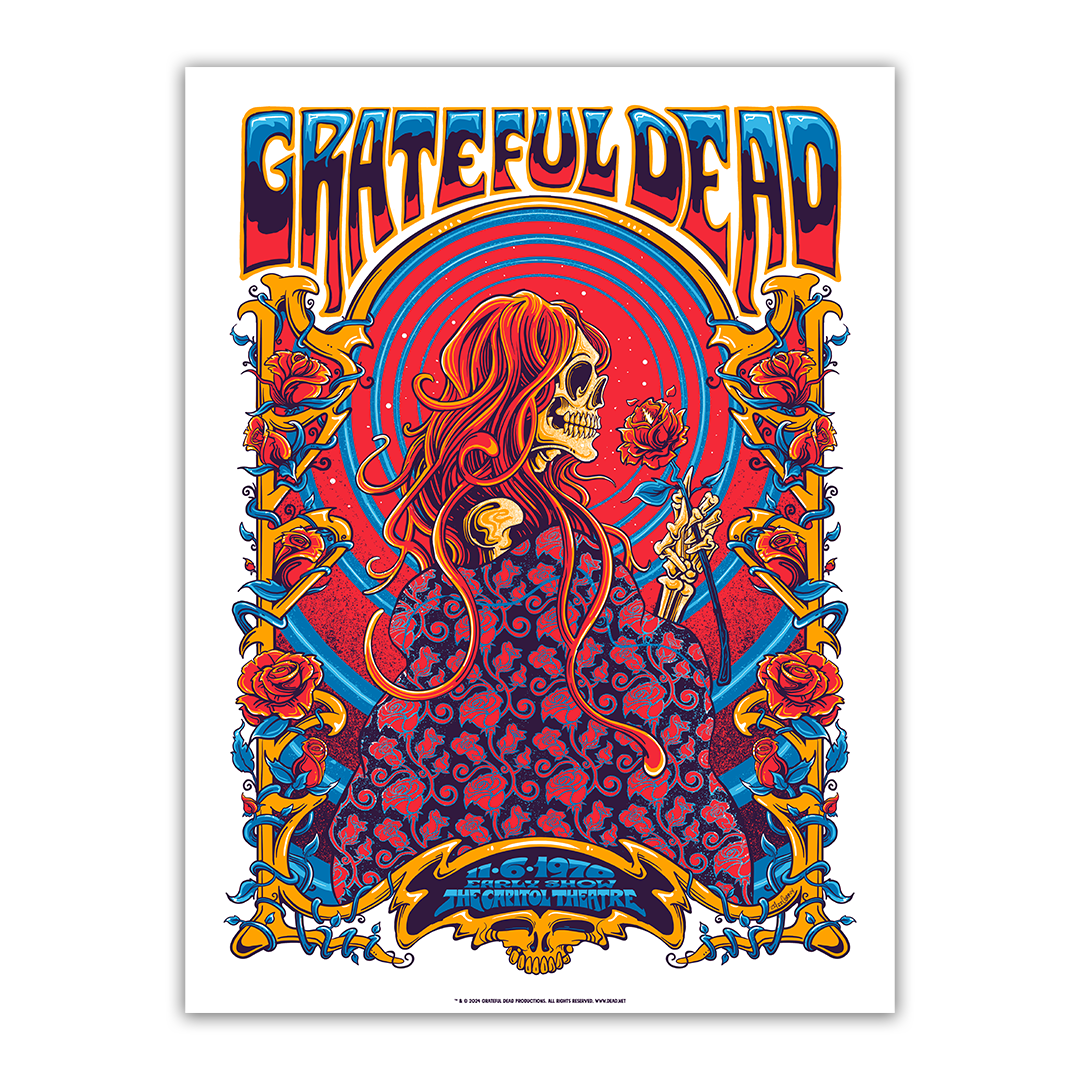 Grateful Dead (11/6/1970) Main Edition Poster by ZazzCorp