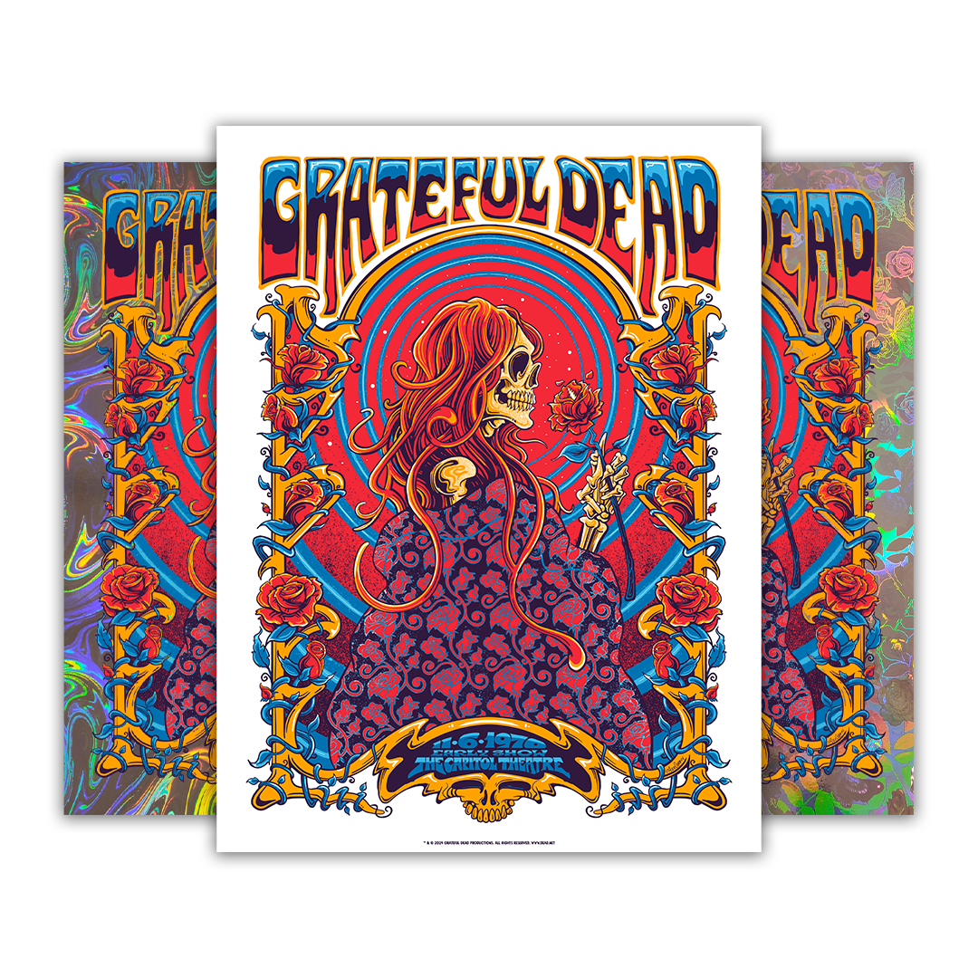 Grateful Dead (11/6/1970) by ZazzCorp - 3 Poster Bundle