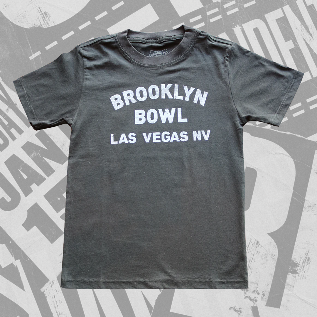 Brooklyn Bowl Las Vegas Kid's Black T-Shirt