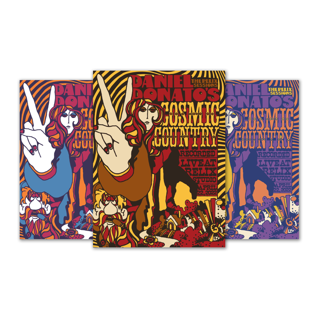 Daniel Donato's Cosmic Country - The Relix Session (Limited Edition 3 Poster Bundle)