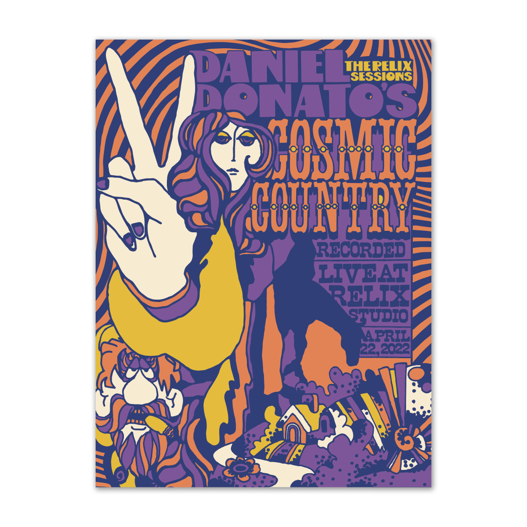 Daniel Donato's Cosmic Country - The Relix Session Purple Edition Poster