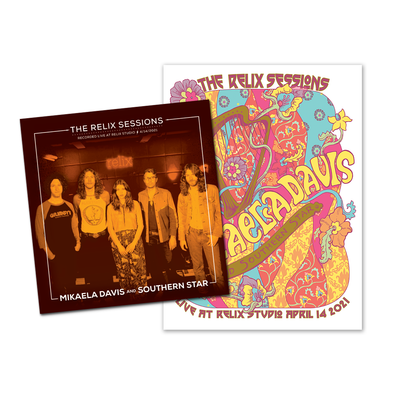 Mikaela Davis & Southern Star - The Relix Session (Limited Edition 2-LP Sunflower Splatter Vinyl + Main Edition Poster)