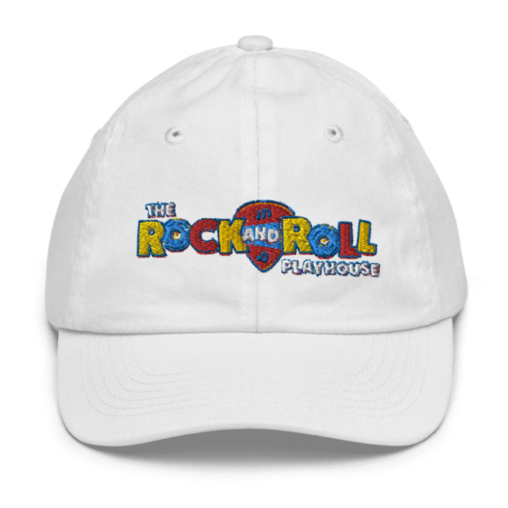 The Rock and Roll Playhouse White Youth Baseball Cap