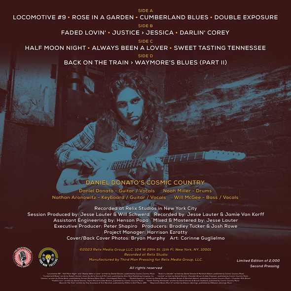 Daniel Donato's Cosmic Country - The Relix Session (Limited Edition 2-LP Cosmic Tie-Dye Vinyl + Purple Poster Bundle)