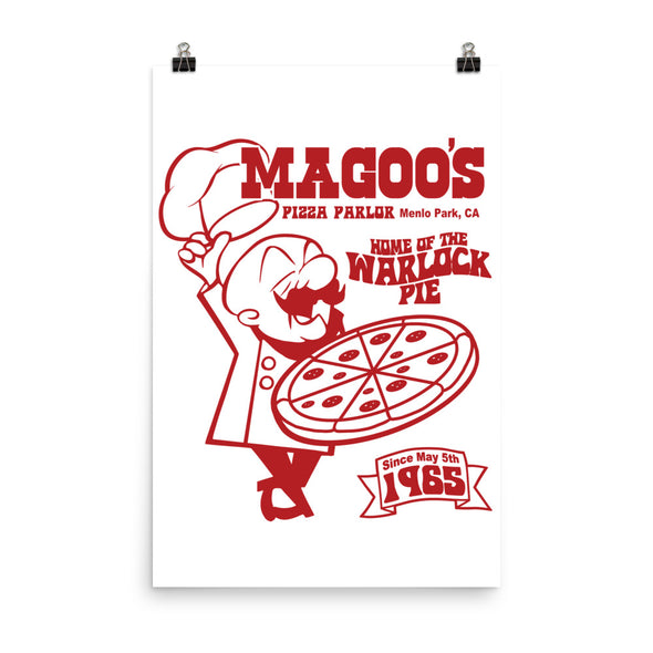 Magoo's Pizza Parlor - Throwback Poster