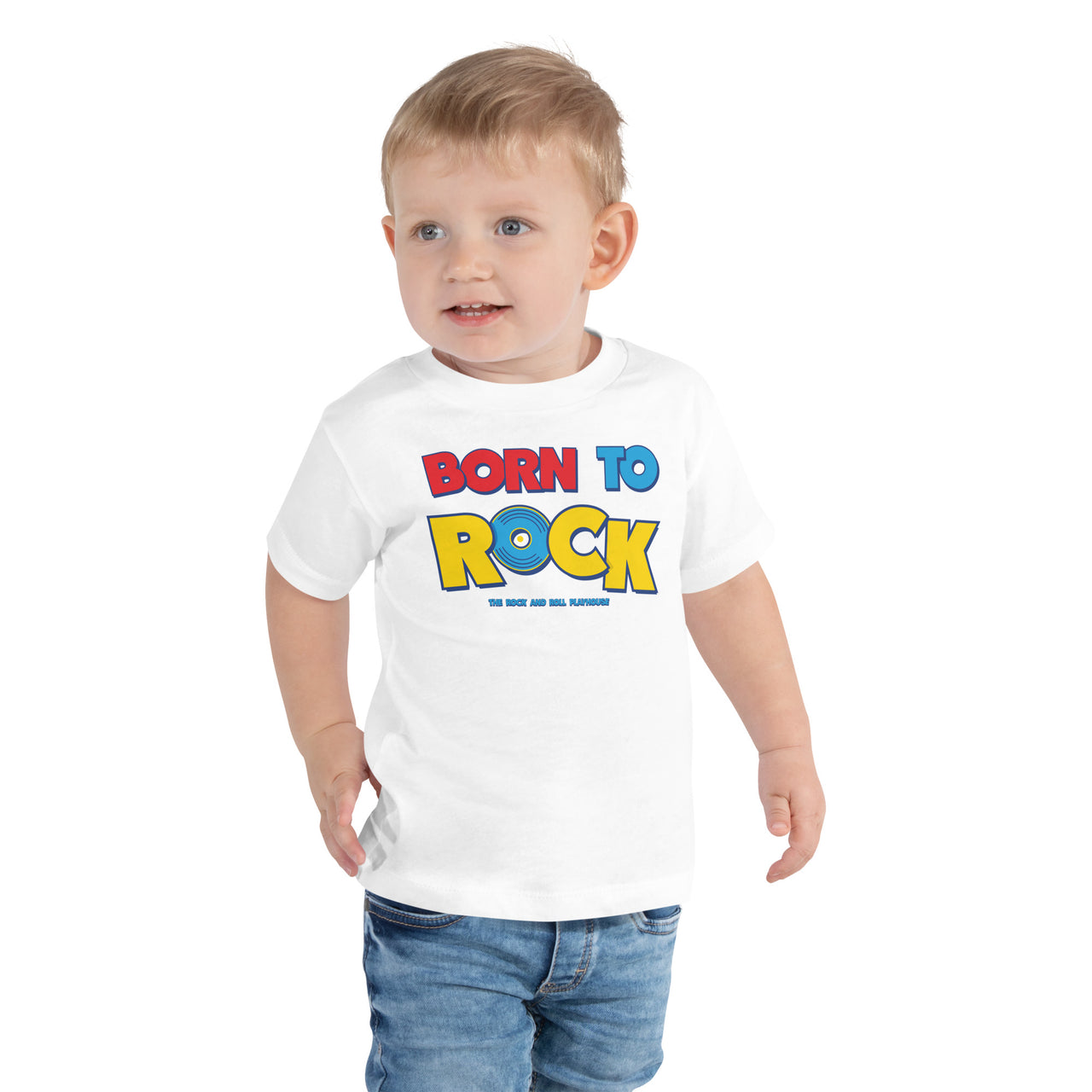 Born to Rock Toddler T-Shirt by The Rock and Roll Playhouse