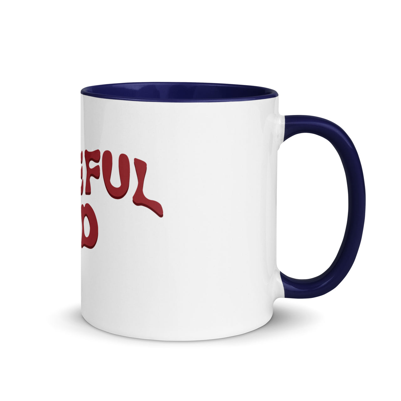 Grateful Dad Mug (White & Navy)