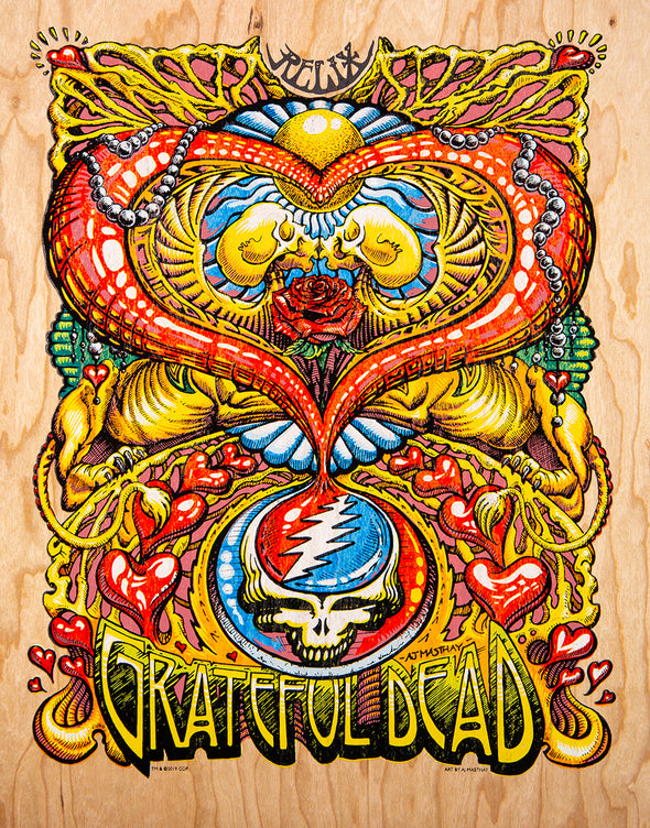 AJ Masthay "They Love Each Other" - Officially Licensed Grateful Dead Poster