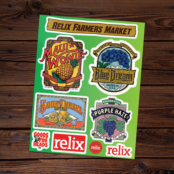 Farmer's Market Sticker Sheet