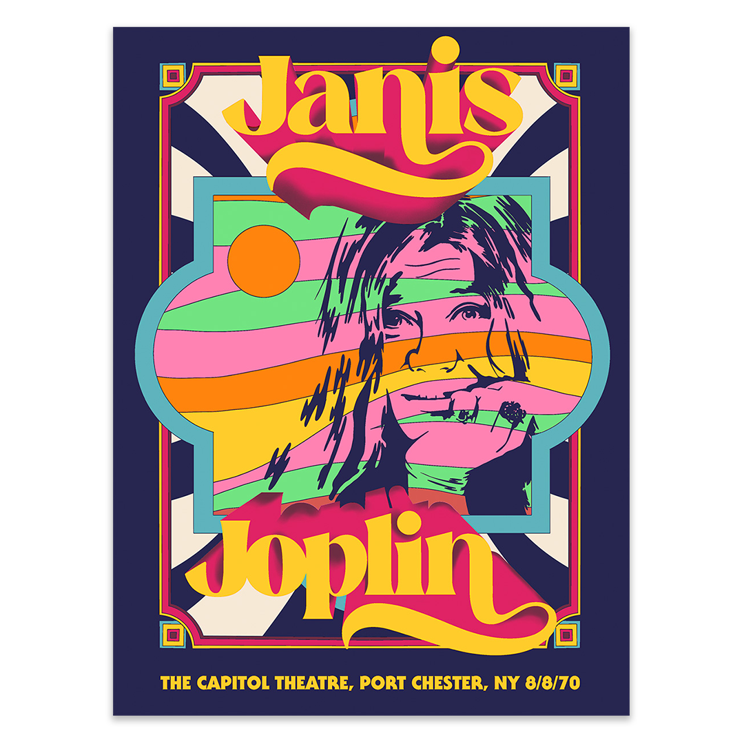 Janis Joplin at The Capitol Theatre - Limited Edition Poster Variant
