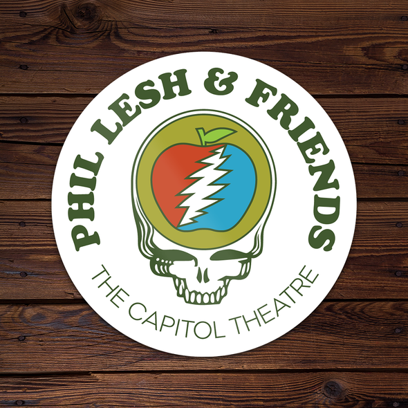 Phil Lesh & Friends - Apple Stealie Sticker