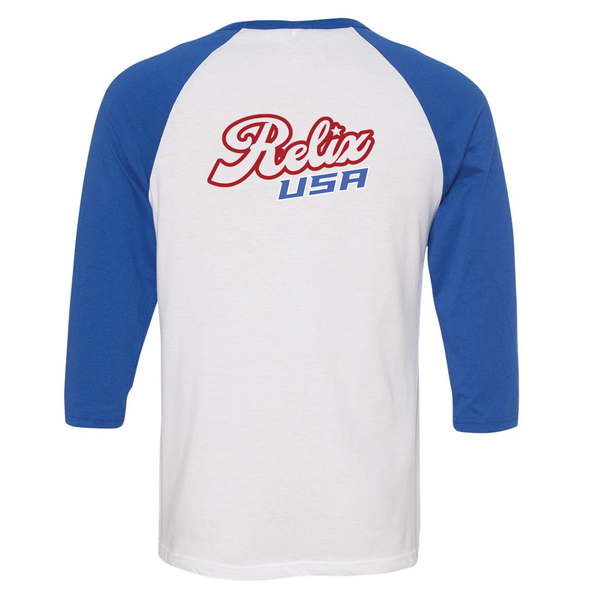 Relix Red, White & Blue Baseball T-Shirt