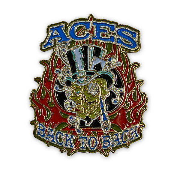 Aces Back to Back Throwback Pin