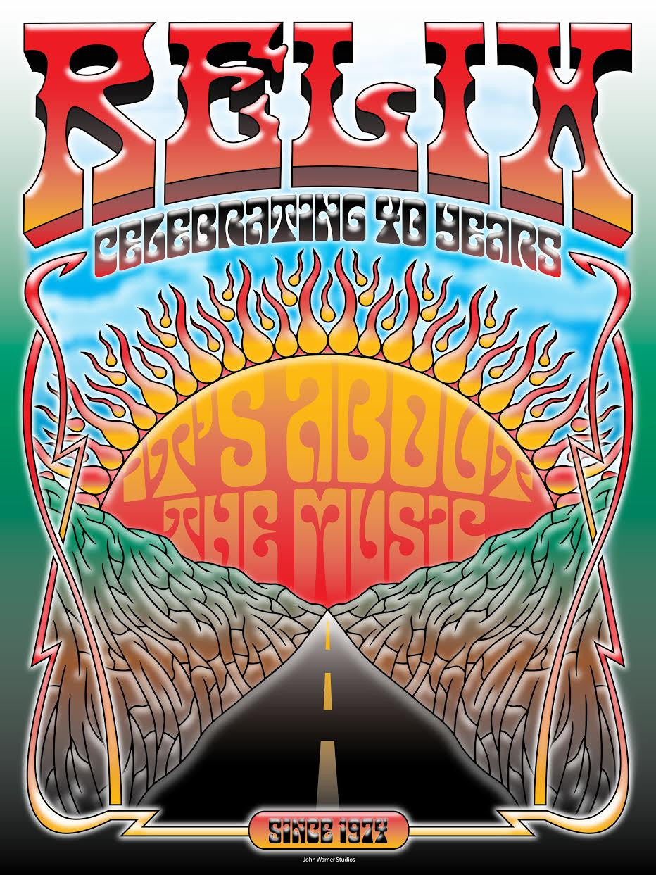 Relix 40th Anniversary Poster