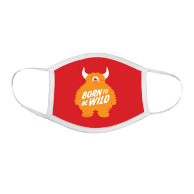 Born To Be Wild - Kid's Face Mask