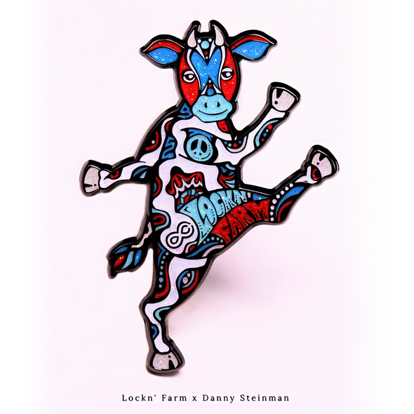 LOCKN' Farm Cow Pin | "US Blues" Variant
