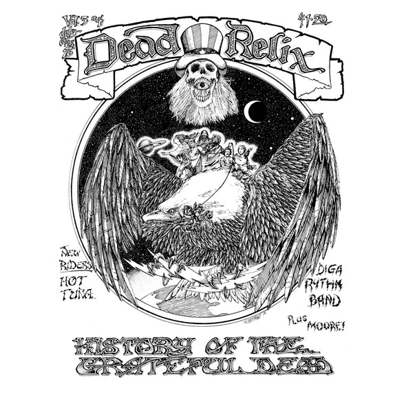 Limited Edition "Relix History of The Dead" Vintage Art Poster