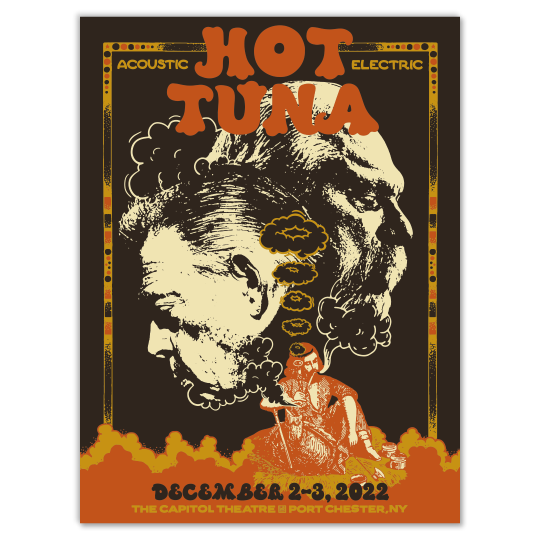 Hot Tuna Poster by Darryl Norsen (December 2-3, 2022)