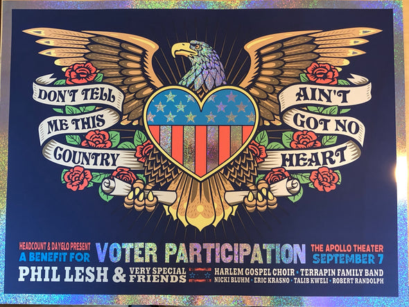 Phil Lesh at Apollo - Limited Edition Poster (September 2018)