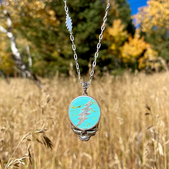 Steal Your Face Pendant | Turquoise