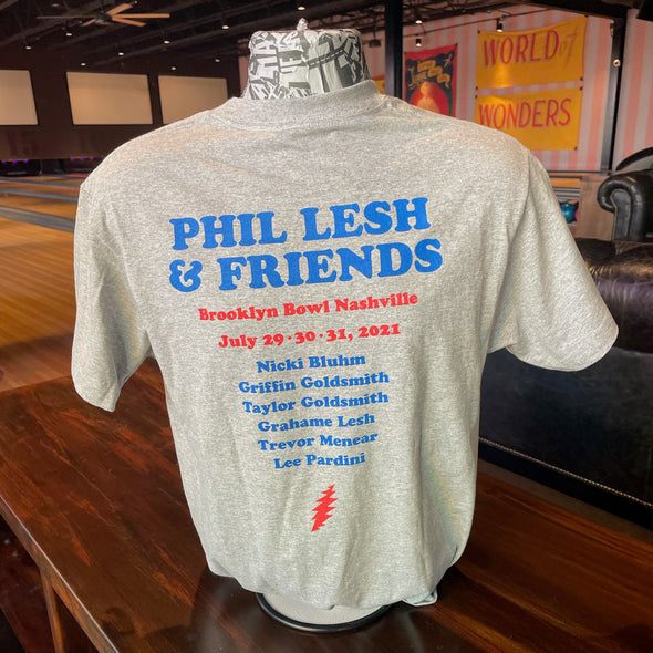 Phil Lesh & Friends at Brooklyn Bowl Nashville - TN Stealie Run T-Shirt