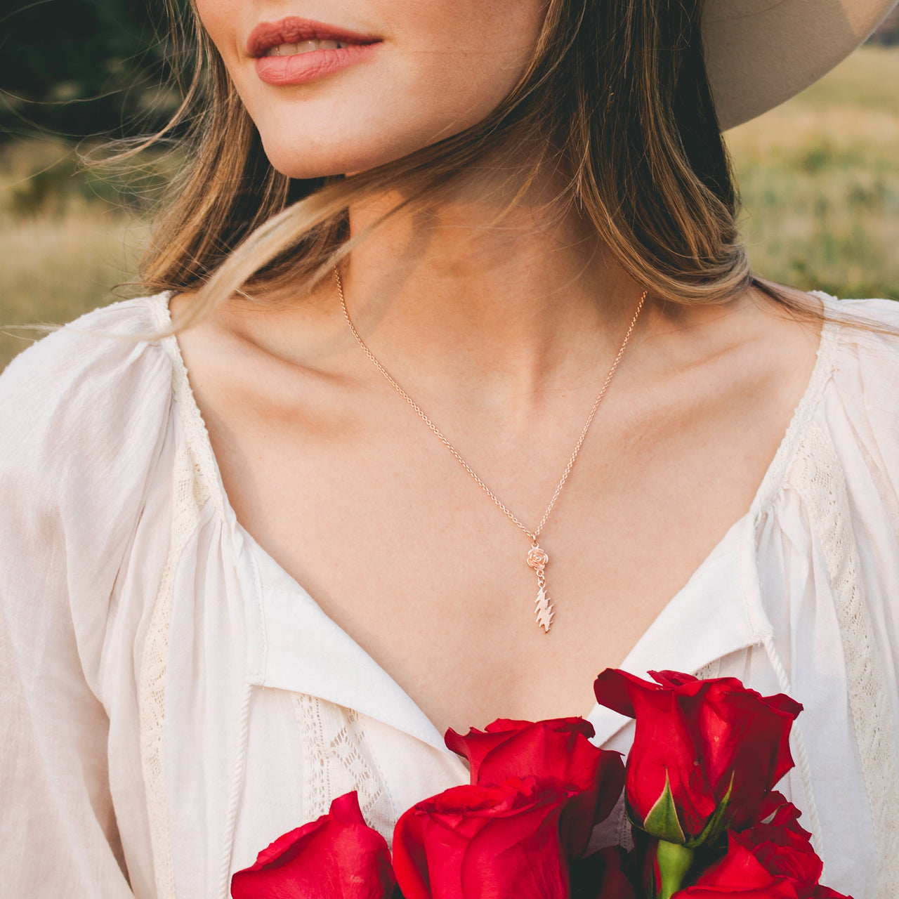 Lady Lullaby Necklace | Rose Gold