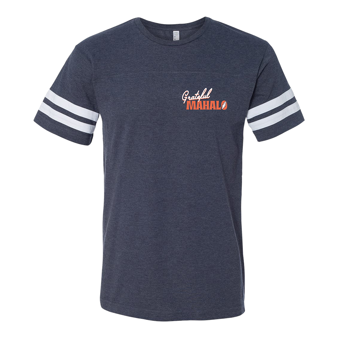 Grateful Mahalo Football T-Shirt
