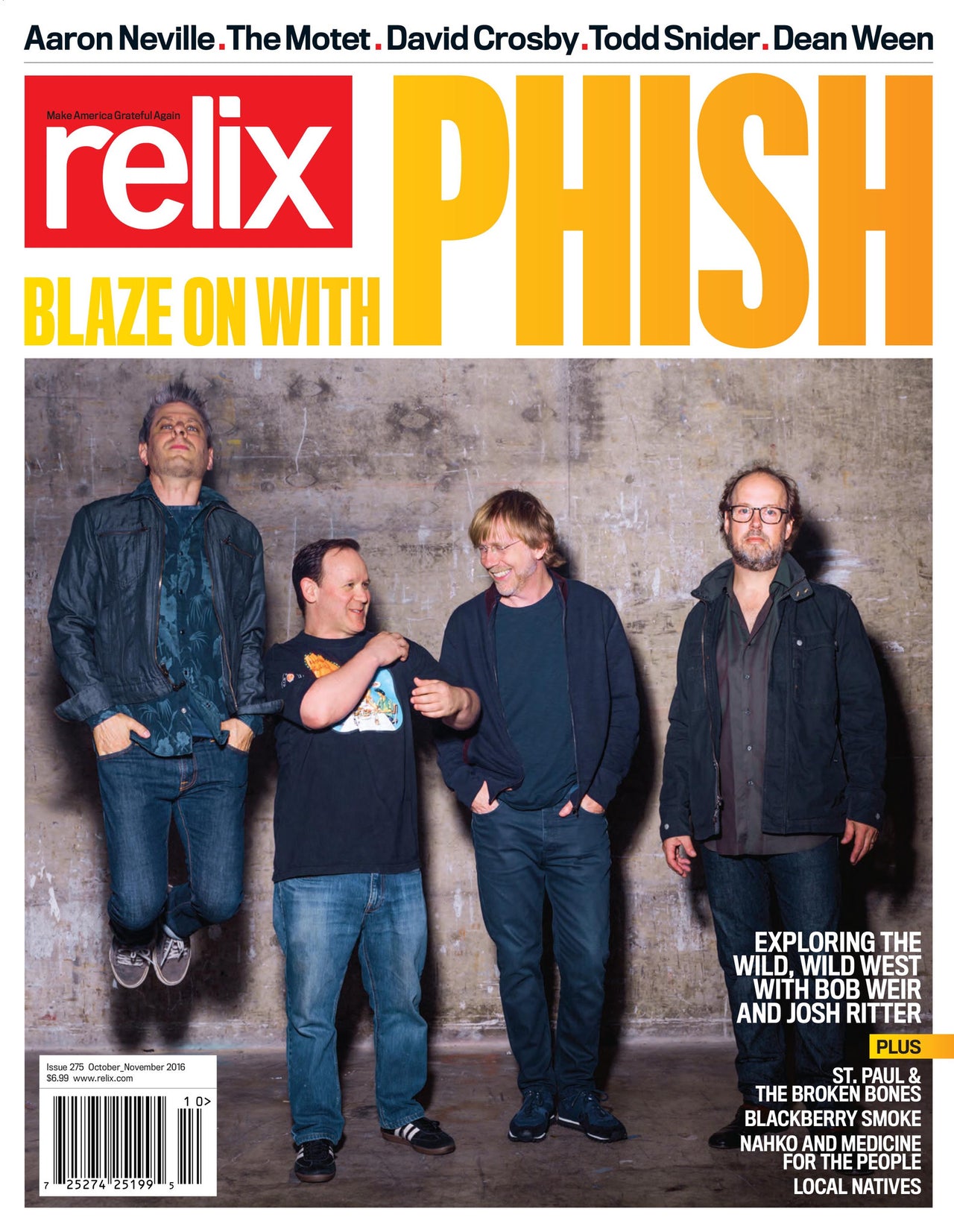 October/November 2016 Relix Issue