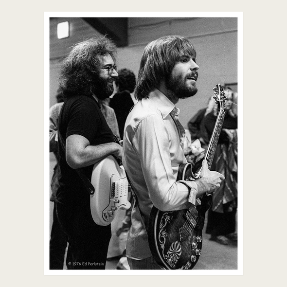 Jerry Garcia & Bob Weir, 1976, Ed Perlstein