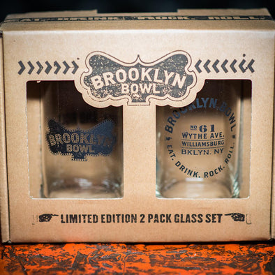Brooklyn Bowl Pint Glass Set (2 Glasses)