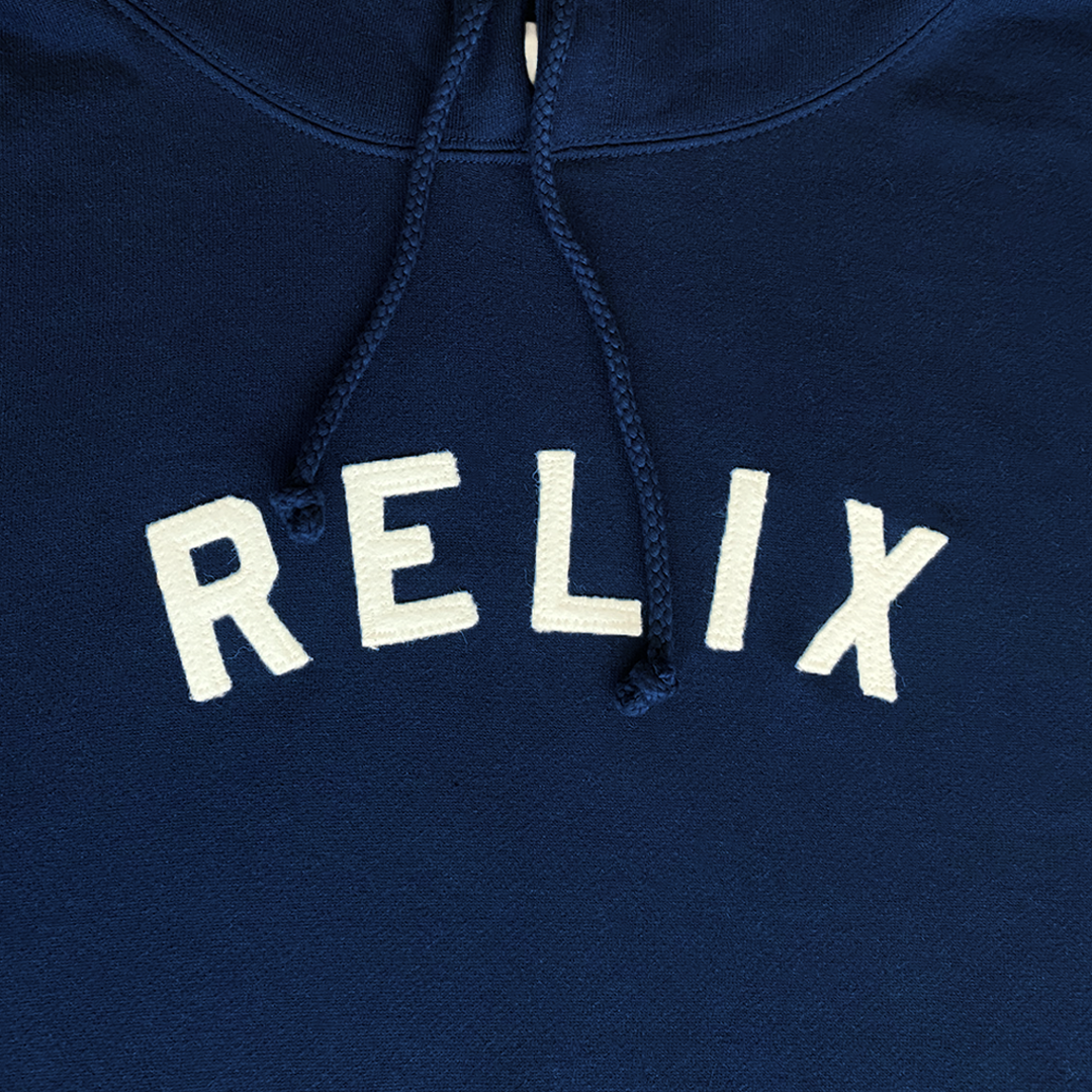 Relix Felt Appliqué Hooded Sweatshirt