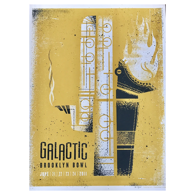 Limited Edition Poster: Galactic at Brooklyn Bowl - June 2011