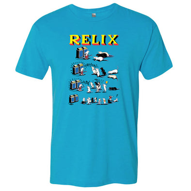 Jim Pollock "Pied Piper" Turquoise T-Shirt