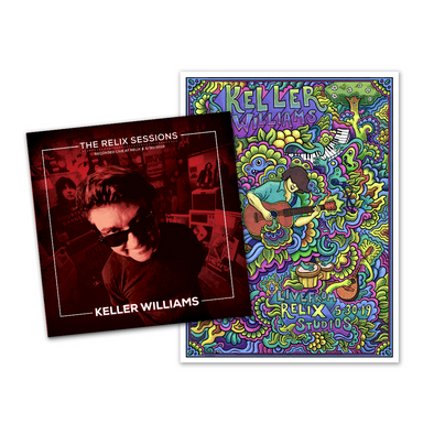 Keller Williams - The Relix Session (Limited Edition Vinyl + Main Edition Poster)