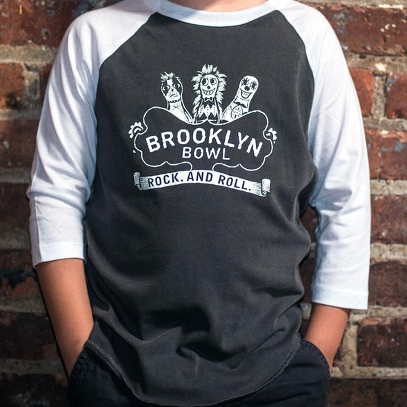Brooklyn Bowl Kid's Baseball Tee