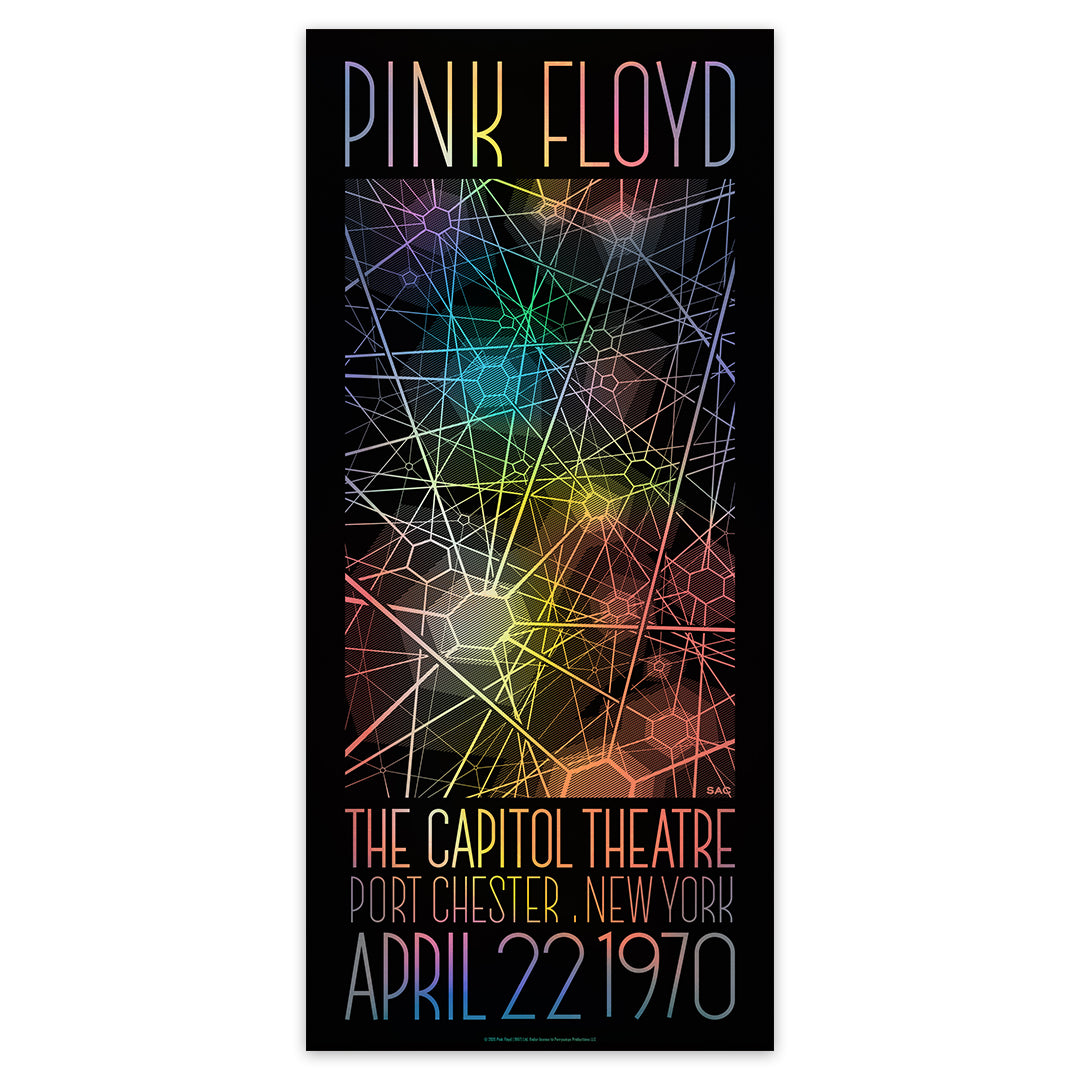 Pink Floyd at The Capitol Theatre - Rainbow Foil Poster – Relix Marketplace