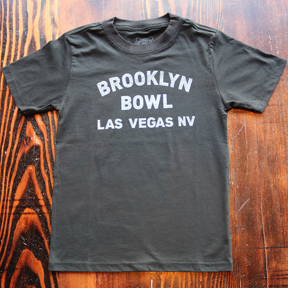 Brooklyn Bowl Las Vegas Kid's Black T-Shirt