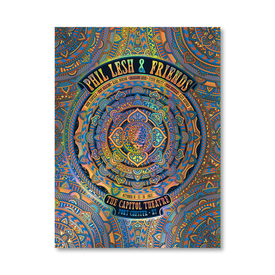 Phil Lesh & Friends Foil Poster by Chris Gallen (October 14-16, 2022)