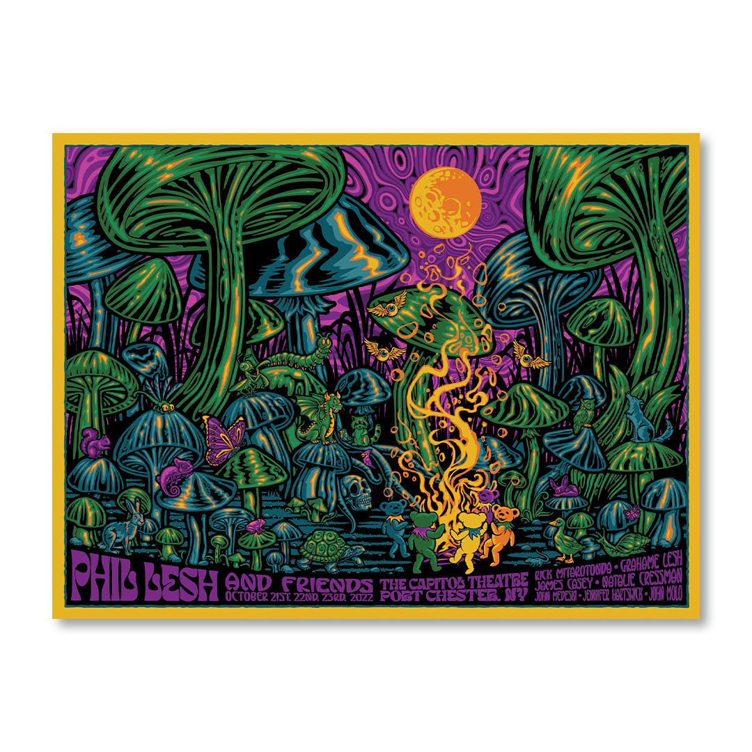 Phil Lesh & Friends Poster by Todd Slater (October 21-23, 2022)