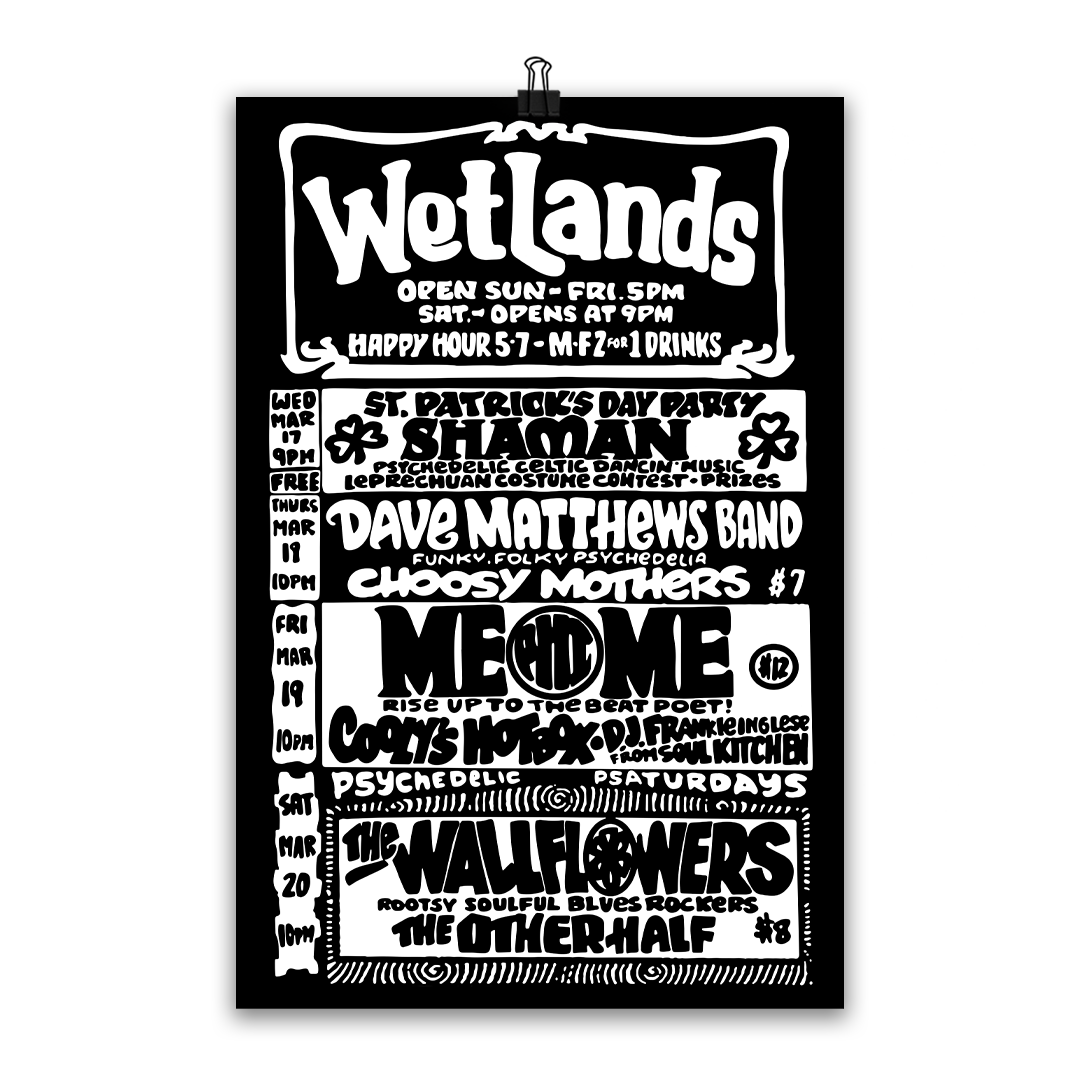 Wetlands Preserve Flyer Poster - March 1993