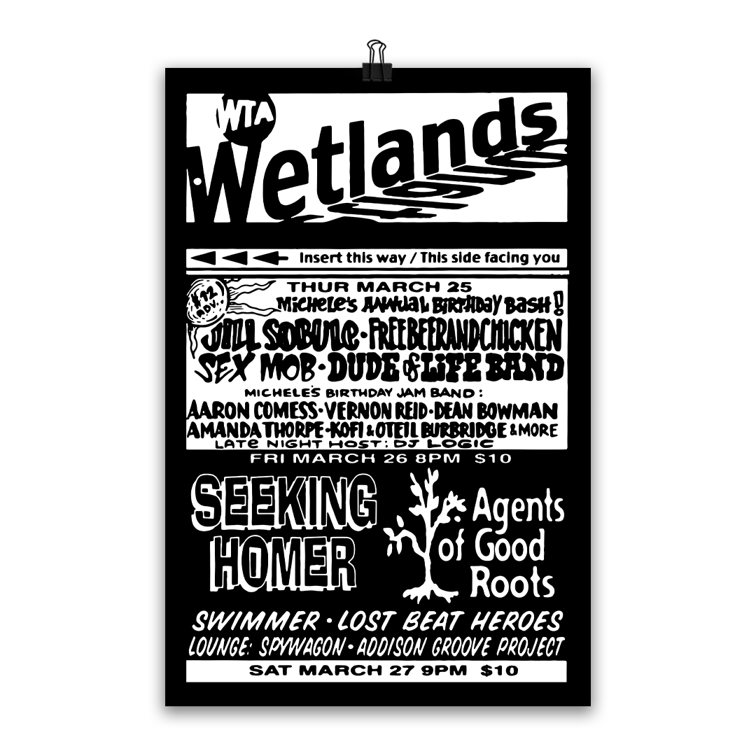 Wetlands Preserve Flyer Poster - March 1999
